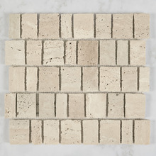Idris Honed Travertine Mosaic Tile